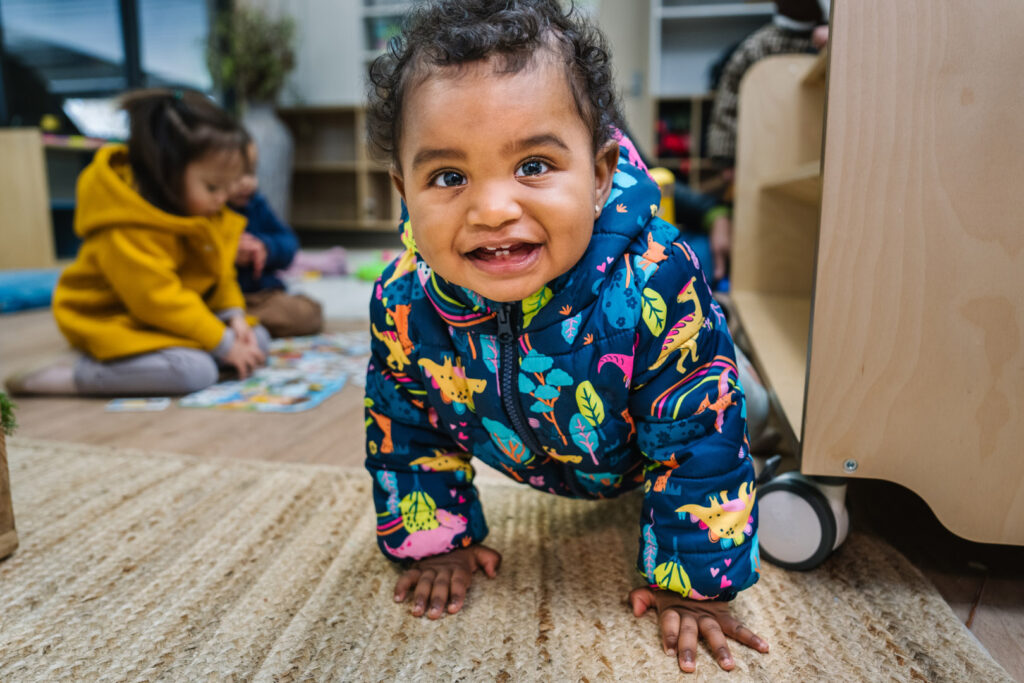 Child at KU Maidstone childcare