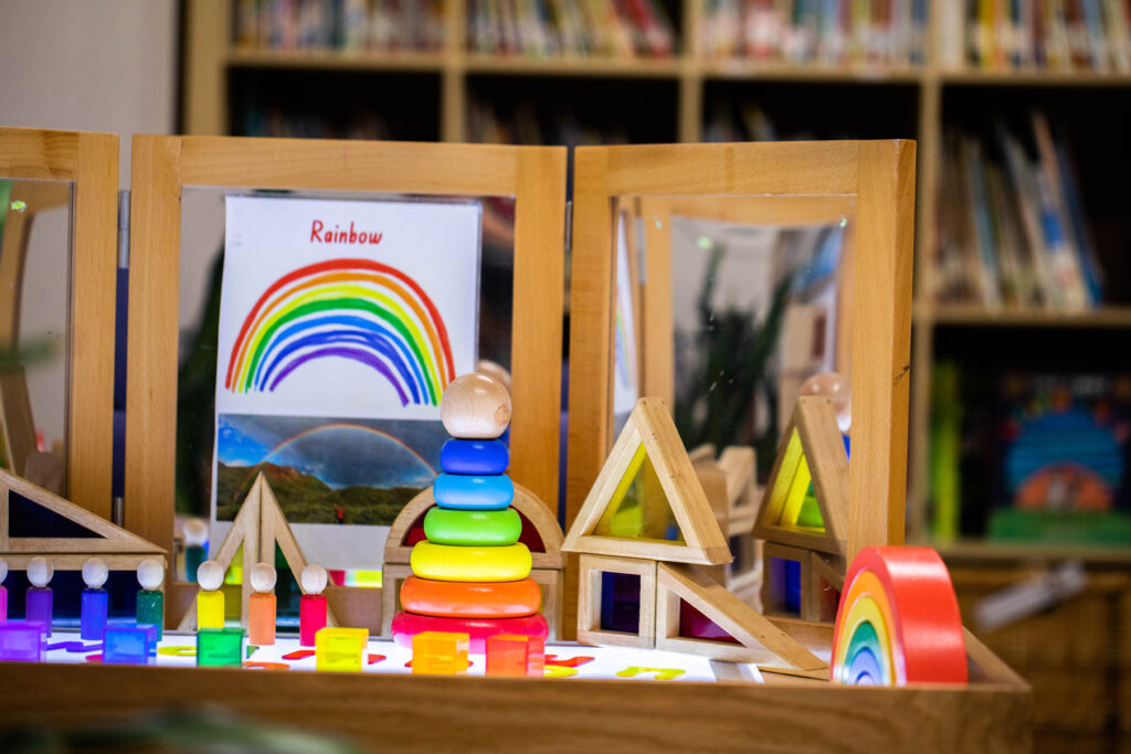 KU Heathcote childcare indoor learning environment