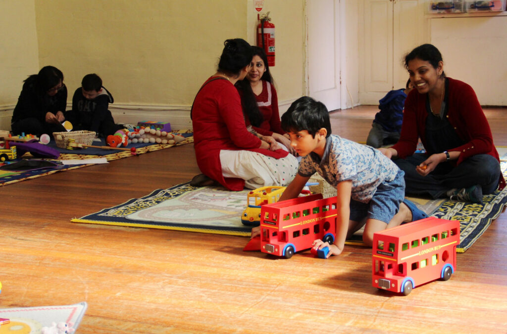 KU IWSP Marrickville childcare educators interacting with children