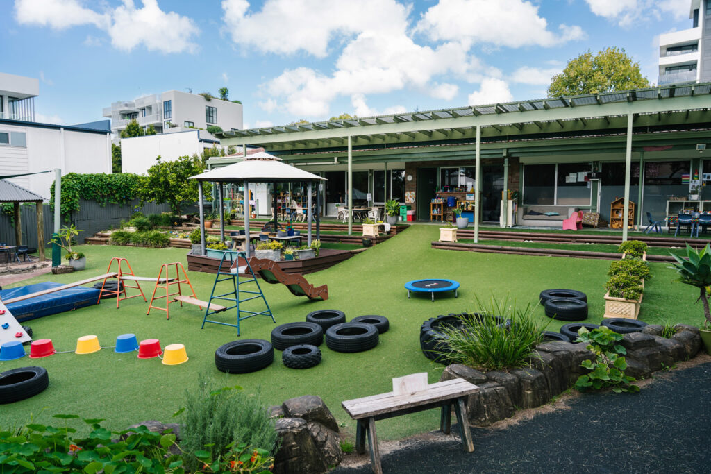 KU Sutherland childcare outdoor environment