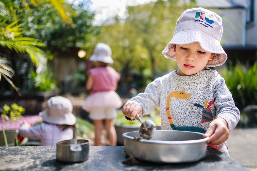 Child at KU Ultimo childcare