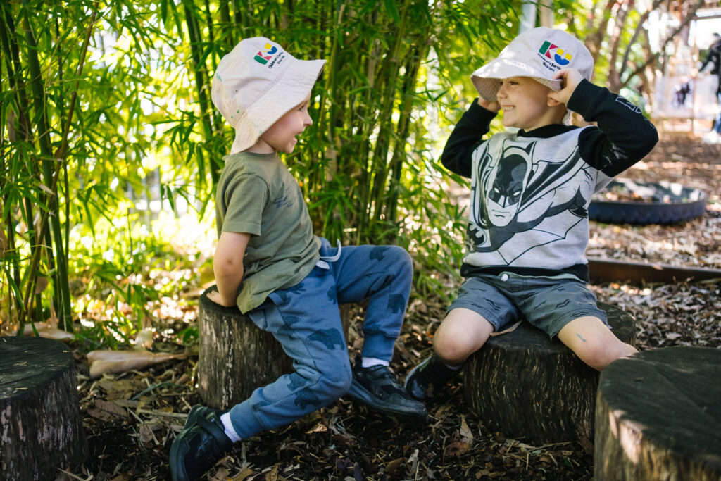 Children interacting at KU Windale childcare